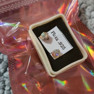 Silver 925 stud earrings